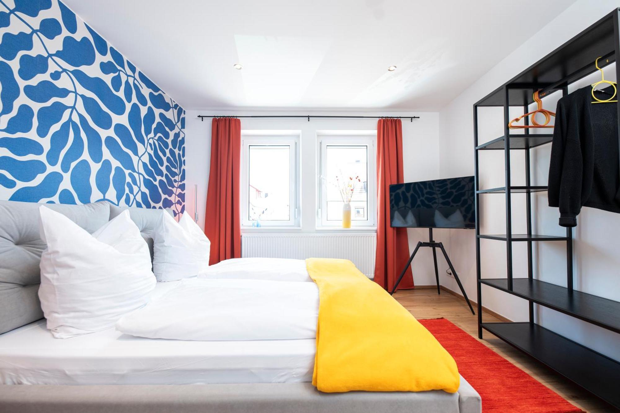 Bunter Hund Apartments - Zentrales Apartment, Parkplatz, Wintergarten, Kinderzimmer ローテンブルク・オプ・デア・タウバー エクステリア 写真